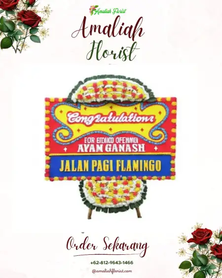 Sewa Papan Bunga Juanda